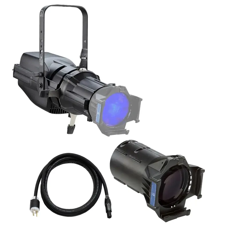 ETC ColorSource Spot V, Light Engine with EDLT Shutter Barrel with Multiverse, 19-Degree EDLT Lens - Black