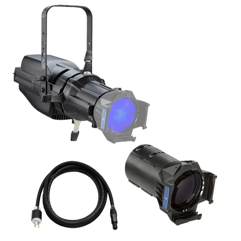 ETC ColorSource Spot V, Light Engine with EDLT Shutter Barrel with Multiverse, 36-Degree EDLT Lens - Black