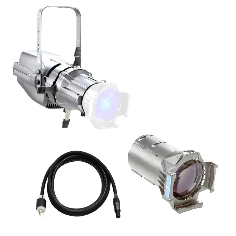 ETC ColorSource Spot V, Light Engine with EDLT Shutter Barrel with Multiverse, 36-Degree EDLT Lens - Silver