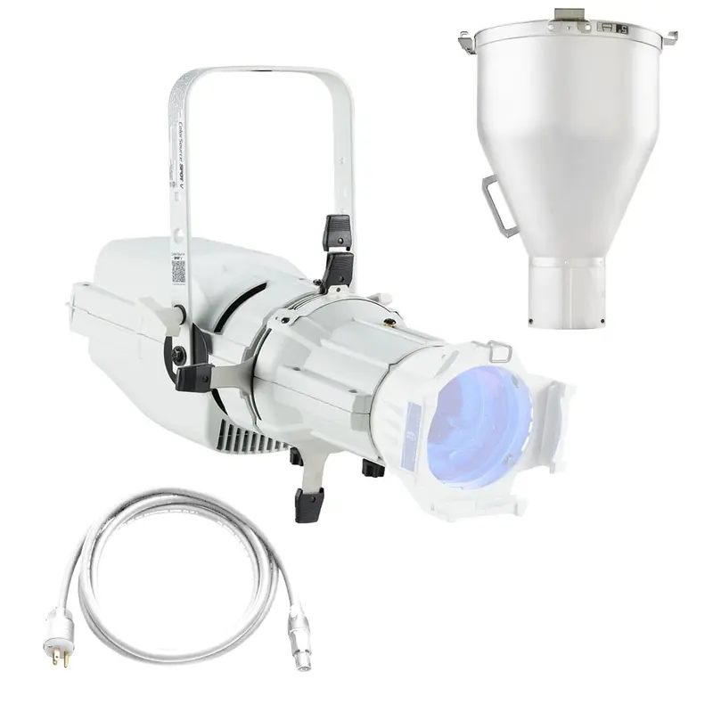 ETC ColorSource Spot V, Light Engine with EDLT Shutter Barrel with Multiverse, 5-Degree Lens - White