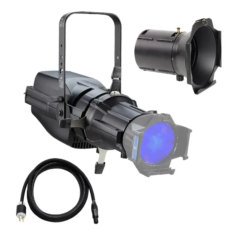 ETC ColorSource Spot V, Light Engine with EDLT Shutter Barrel with Multiverse, 70-Degree Lens - Black