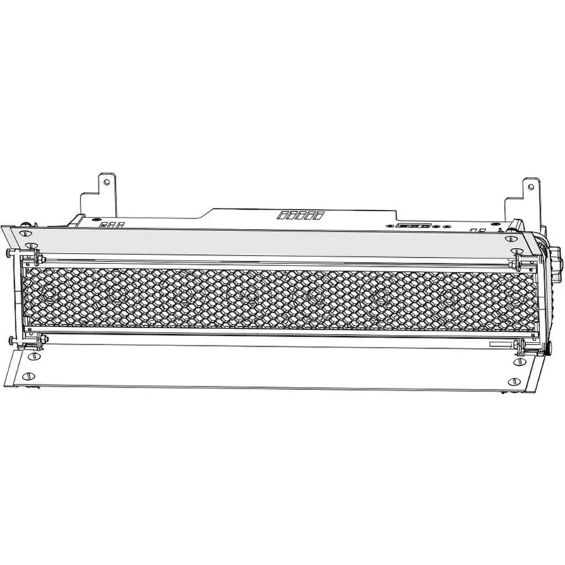 ETC CSLBD-5 ColorSource Linear Barn Door Kit, 2x 0.5-Meter Segments - Silver Gray