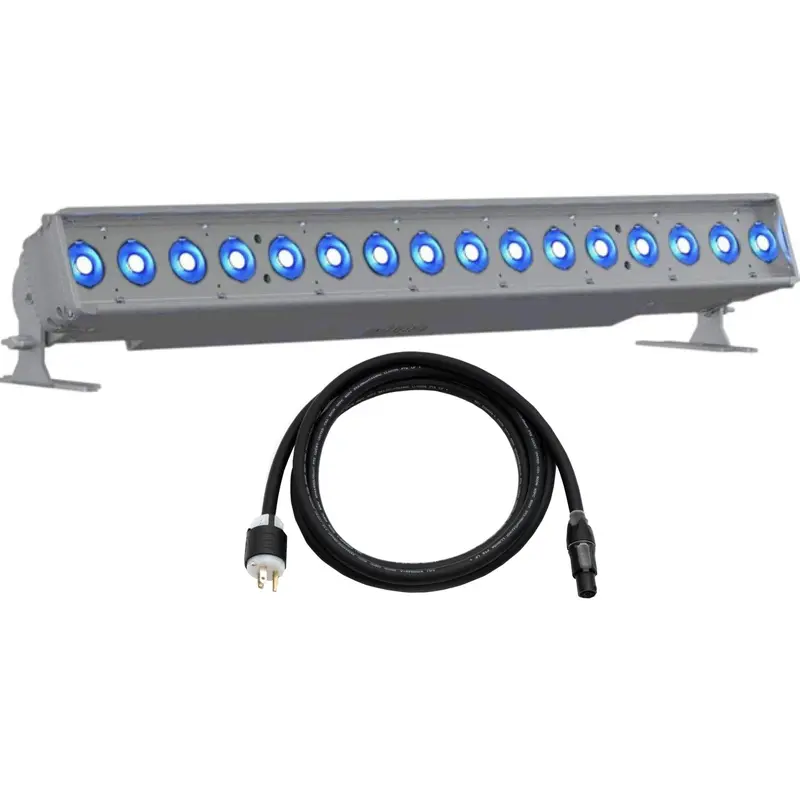 ETC CSLINEAR2-5 ColorSource Linear 2 with 5-Pin DMX/XLR and Edison Plug - Silver