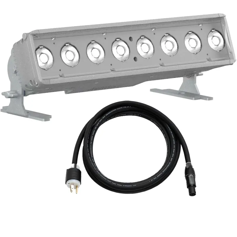 ETC CSLINEARPRL1-5 ColorSource Linear 1 Pearl with 5-Pin DMX/XLR and Edison Plug - Silver