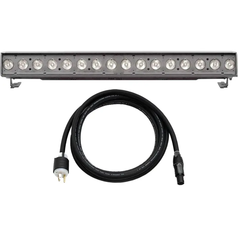 ETC CSLINEARPRL2-5 ColorSource Linear 2 Pearl with 5-Pin DMX/XLR and Edison Plug - Silver