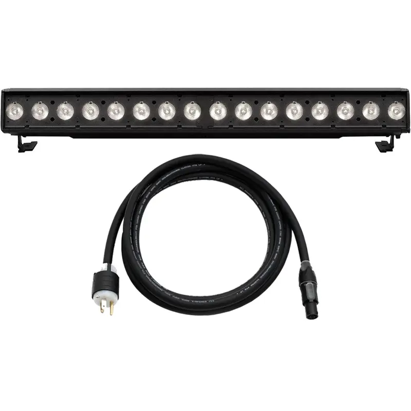 ETC CSLINEARPRL2 ColorSource Linear 2 Pearl with 5-Pin DMX/XLR and Edison Plug - Black