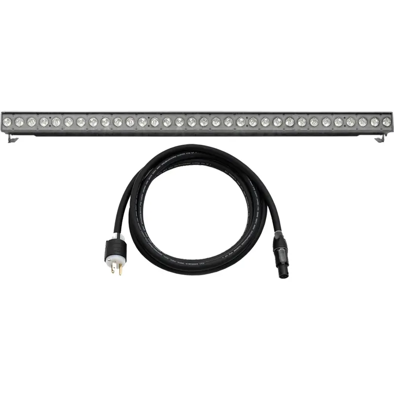 ETC CSLINEARPRL4-5 ColorSource Linear 4 Pearl with 5-Pin DMX/XLR and Edison Plug - Silver