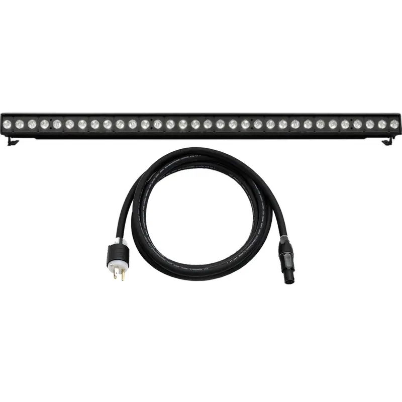 ETC CSLINEARPRL4 ColorSource Linear 4 Pearl with 5-Pin DMX/XLR and Edison Plug - Black