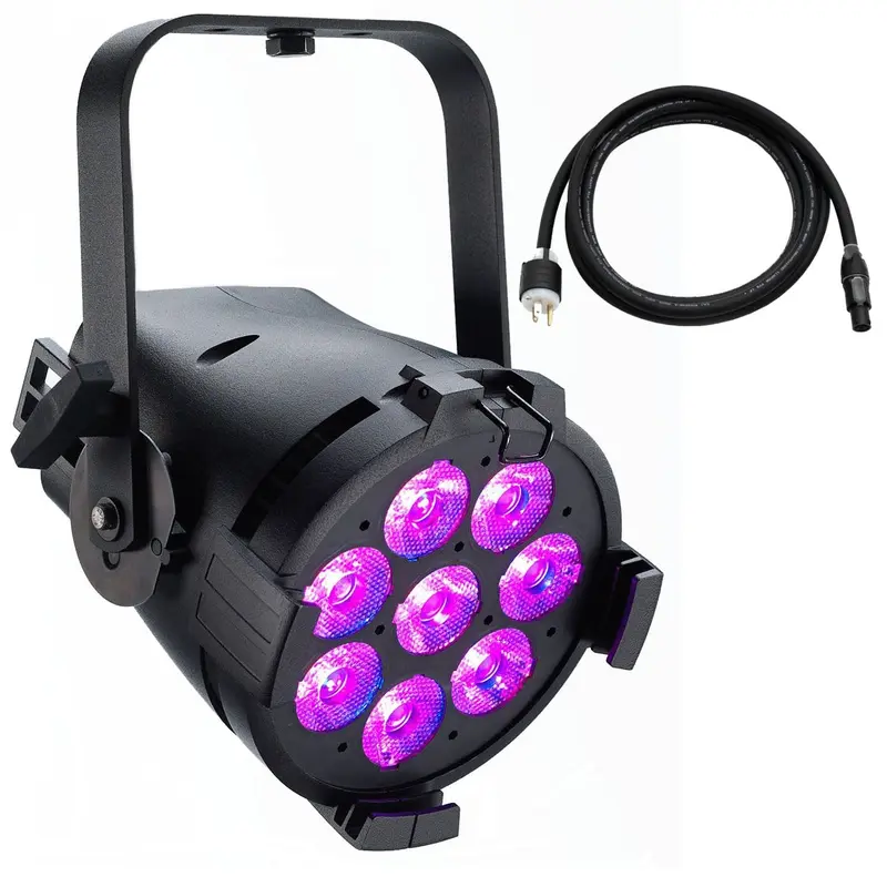 ETC CSPAR ColorSource Par with 5-Pin DMX/XLR and Edison Plug - Black