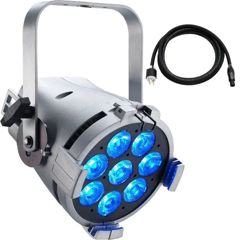 ETC CSPARDB-5 Colorsource Par Deep Blue with 5-Pin DMX/XLR and Edison Plug - Silver