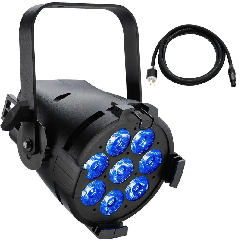 ETC CSPARDB ColorSource Par Deep Blue with 5-Pin DMX/XLR and Edison Plug - Black