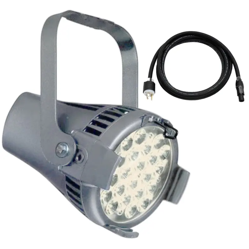 ETC SELD22D-5 D22 Daylight, Portable LED Par with Edison Plug - Silver