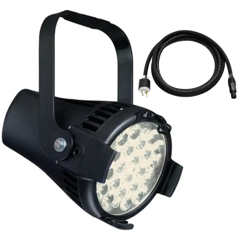 ETC SELD22D D22 Daylight, Portable LED Par with Edison Plug - Black