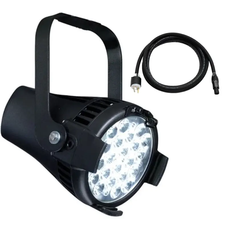 ETC SELD22H D22 Studio HD, Portable LED Par with Edison Plug - Black