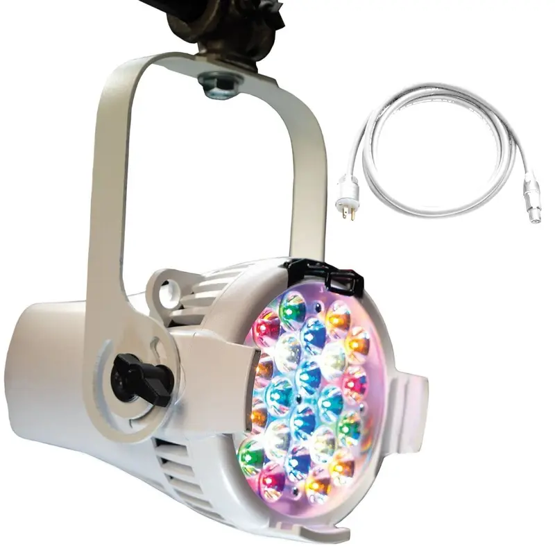 ETC SELD22T-1 D22 Tungsten, Portable LED Par with Edison Plug - White
