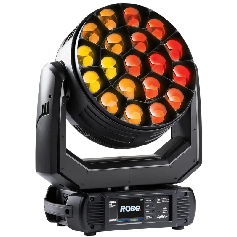 Robe iSpiider 1x 60-Watt RGBW and 18x 40-Watt RGBW LED IP65 WashBeam Moving Head Light