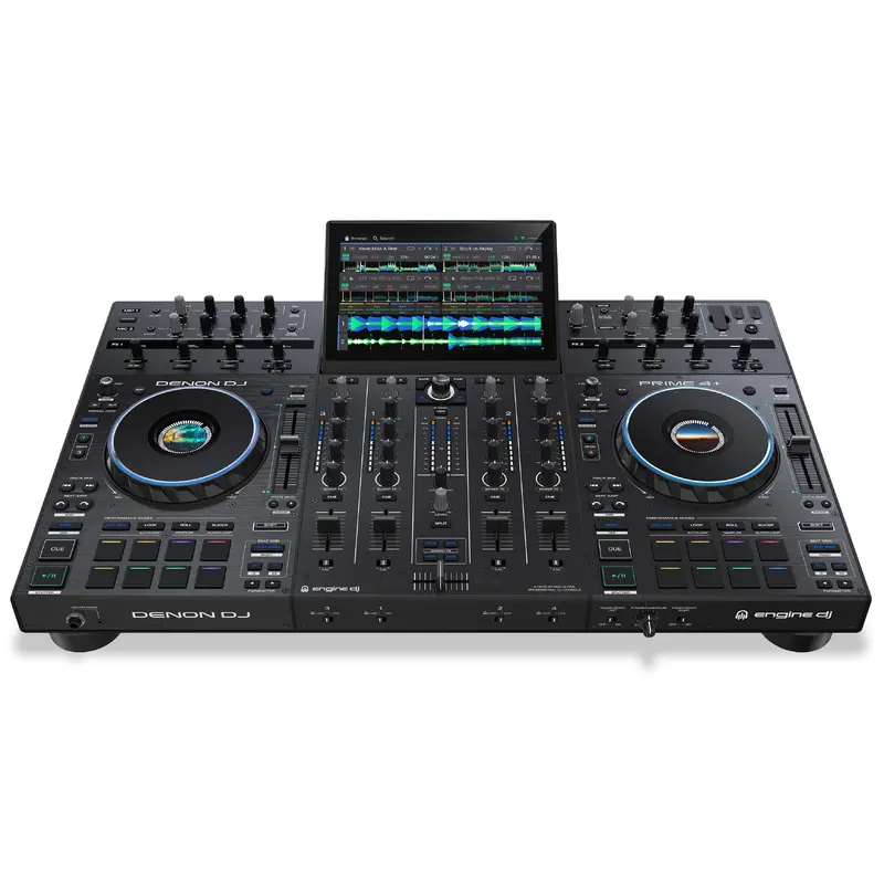 Denon Prime 4 Plus 4-Deck Standalone DJ Controller with Amazon Music