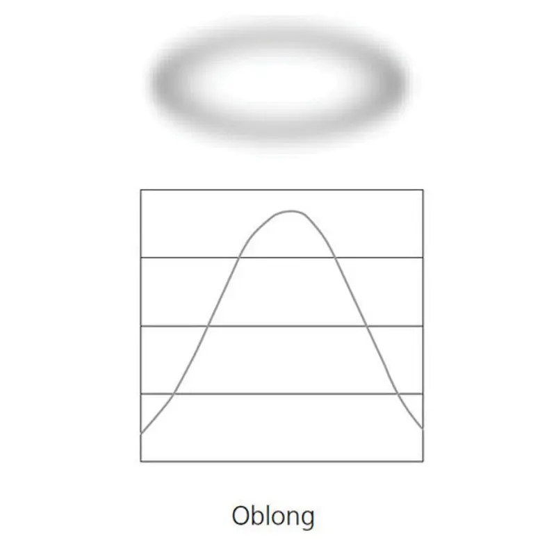 ETC SELOM-D22 D22 Medium Oval Diffuser in Frame - Black