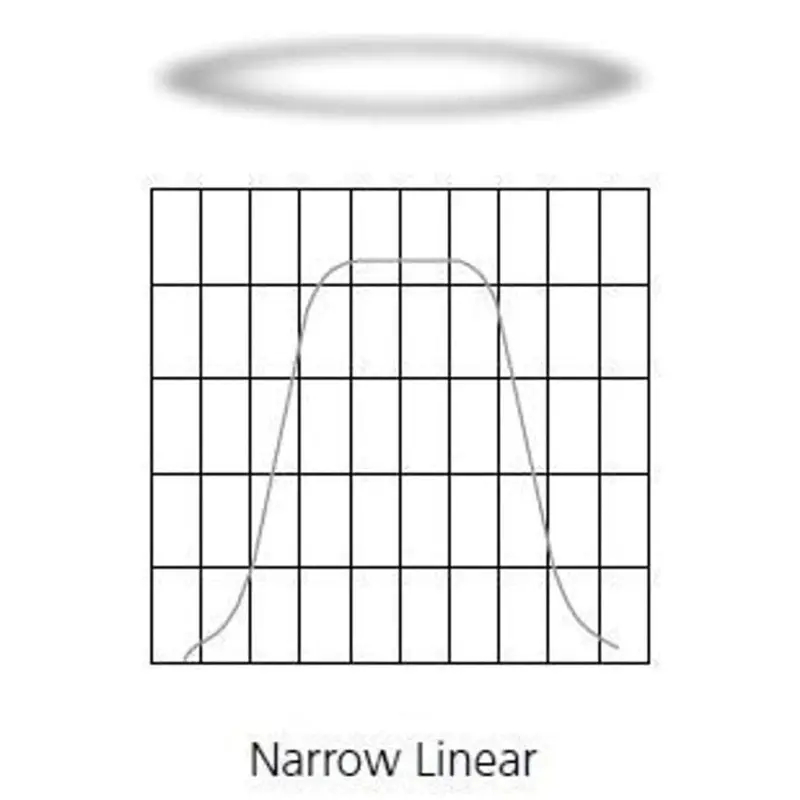 ETC SELON-D22-1 D22 Narrow Oval Diffuser in Frame - White