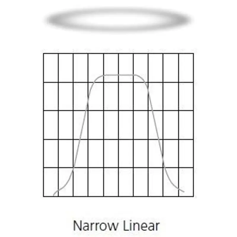 ETC SELRN-D22 D22 Narrow Round Diffuser In Frame - Black