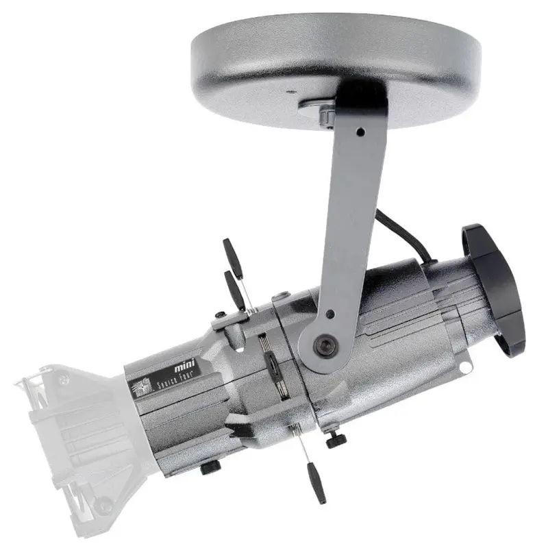 ETC Source Four Mini LED 5000 K (80+ CRI) Fixture Body with Shutter Barrel, Canopy - Silver