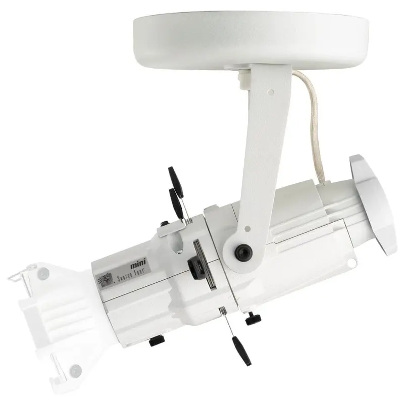 ETC Source Four Mini LED Gallery 2700 K (90+ CRI) Fixture Body with Shutter Barrel, Canopy - White