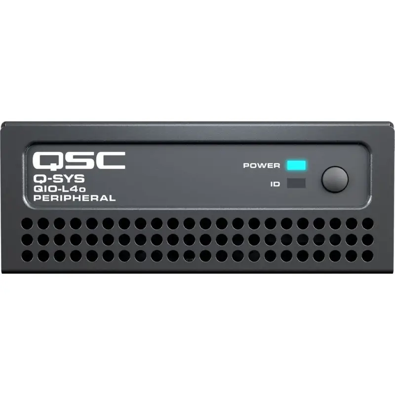 Q-SYS QIO-L4O Daisy-Chainable Peripheral with 4 Line Outputs
