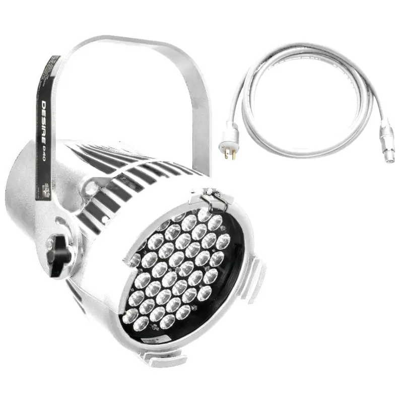 ETC Desire D40 Studio Daylight LED Par with Edison Plug - White