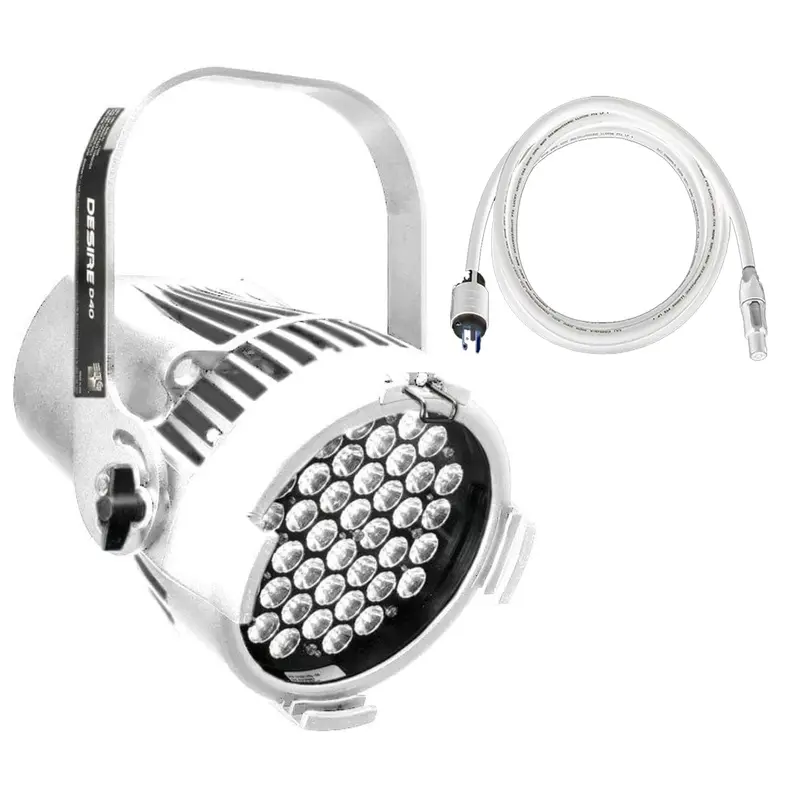 ETC Desire D40 Studio HD LED Par with Edison Plug - White