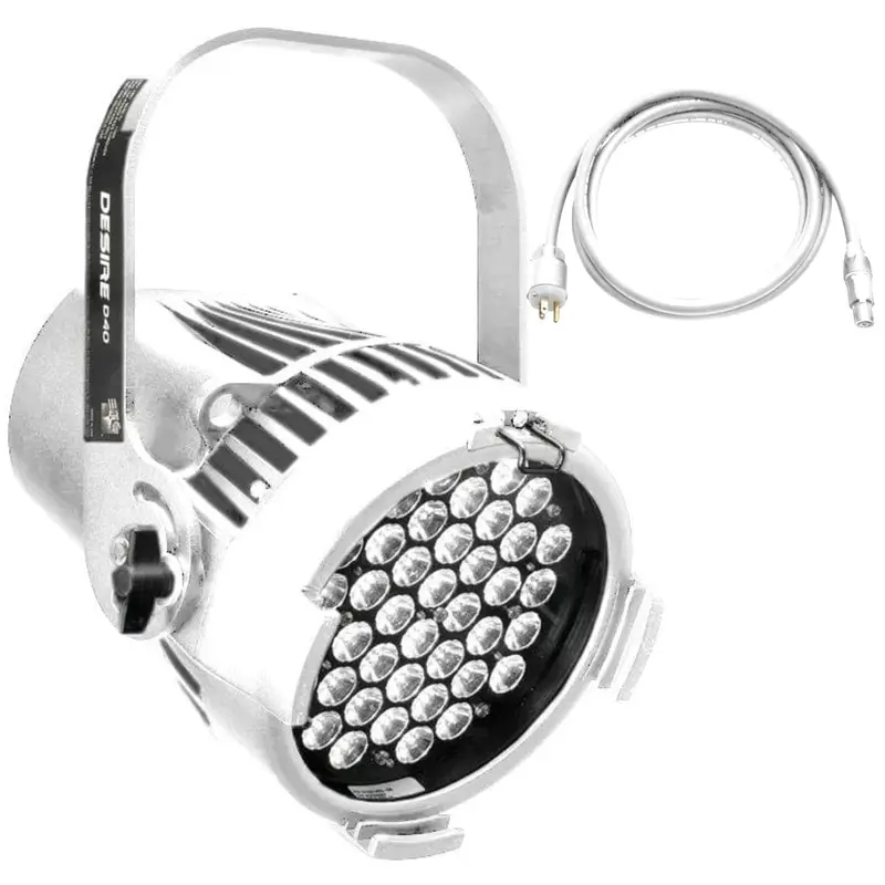 ETC Desire D40 Studio Tungsten LED Par with Edison Plug - White