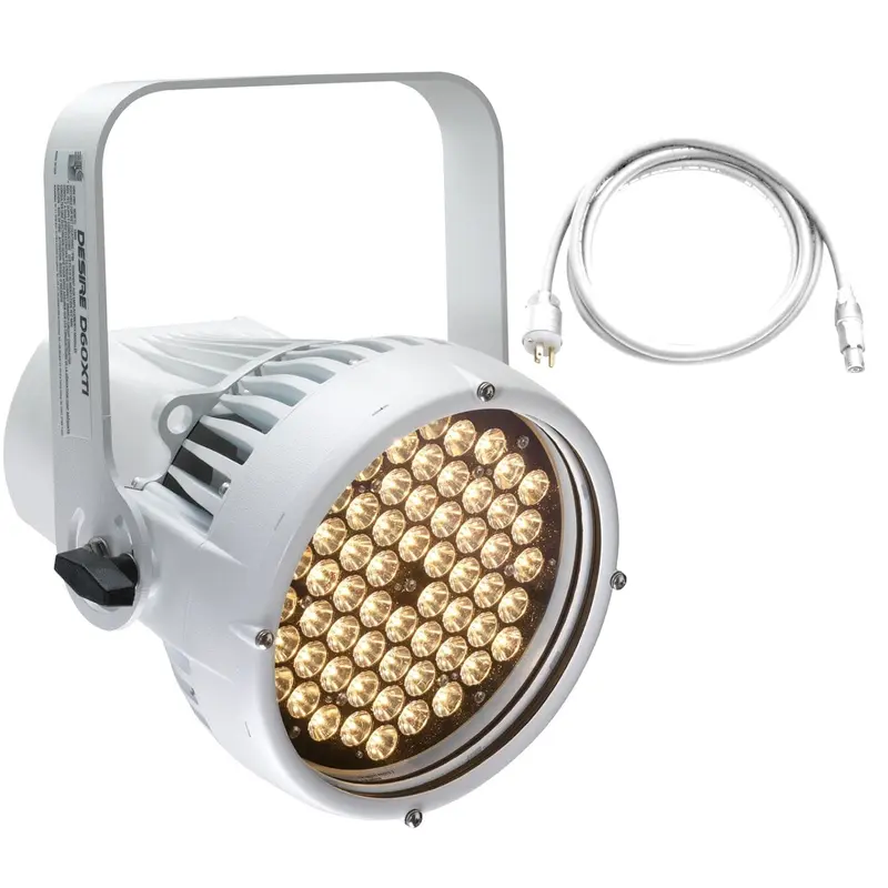 ETC Desire D60 Lustr+ LED Par with Edison Plug - White