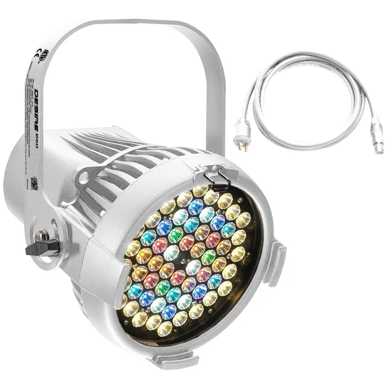 ETC Desire D60 Vivid LED Par with Edison Plug - White