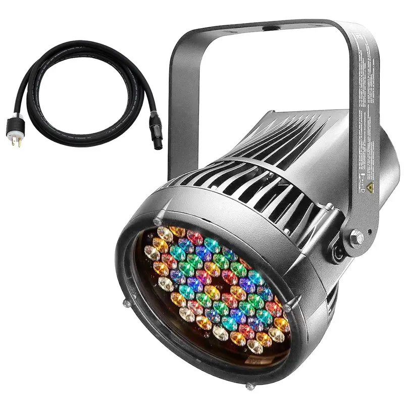 ETC Desire D60X Lustr+ LED Par with Edison Plug - Silver