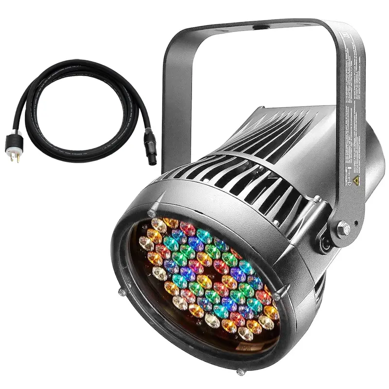ETC Desire D60X Studio HD LED Par with Edison Plug - Silver