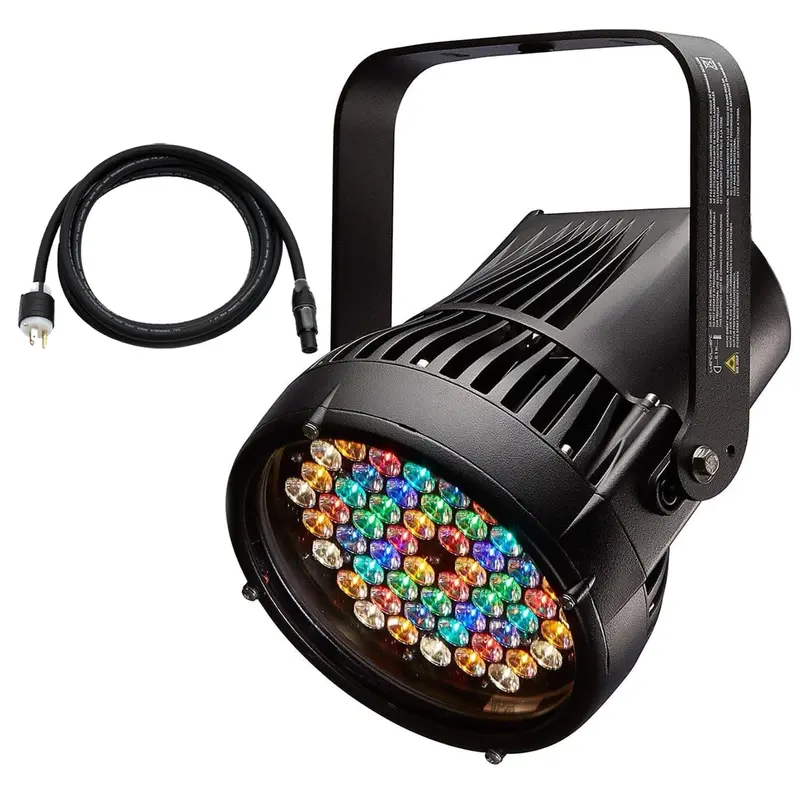 ETC Desire D60X Vivid LED Par with Edison Plug - Black