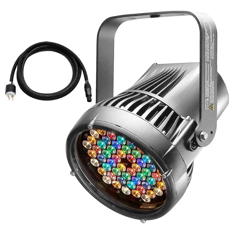 ETC Desire D60X Vivid LED Par with Edison Plug - Silver