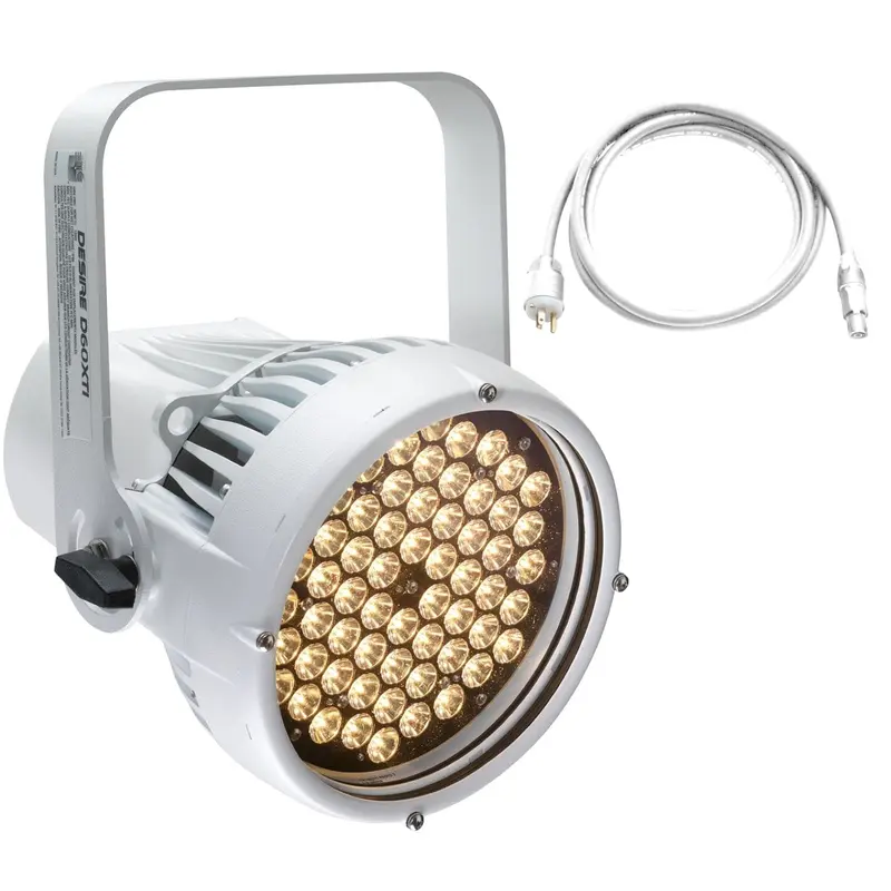 ETC Desire D60XTI Studio HD LED Par with Edison Plug - White