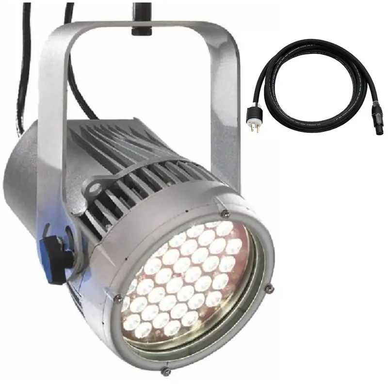 ETC Selador Desire D40XTI Studio Tungsten LED Par with Edison Plug - Silver