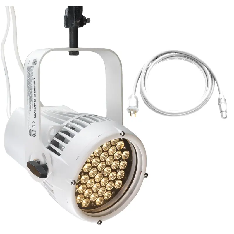 ETC Selador Desire D40XTI Vivid LED Par with Edison Plug - White