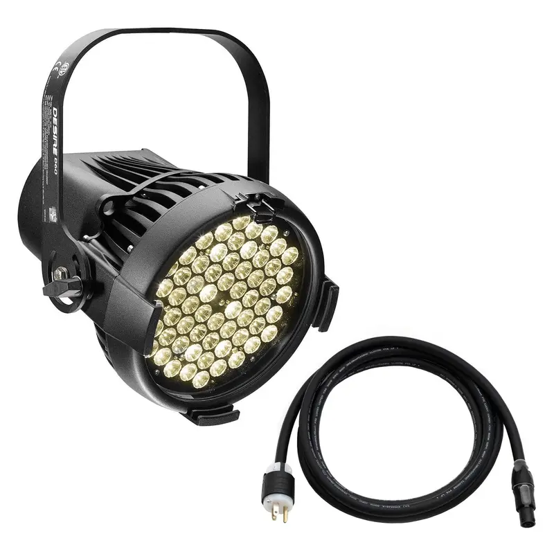 ETC Selador Desire D60 Studio Daylight LED Par with Edison Plug - Black