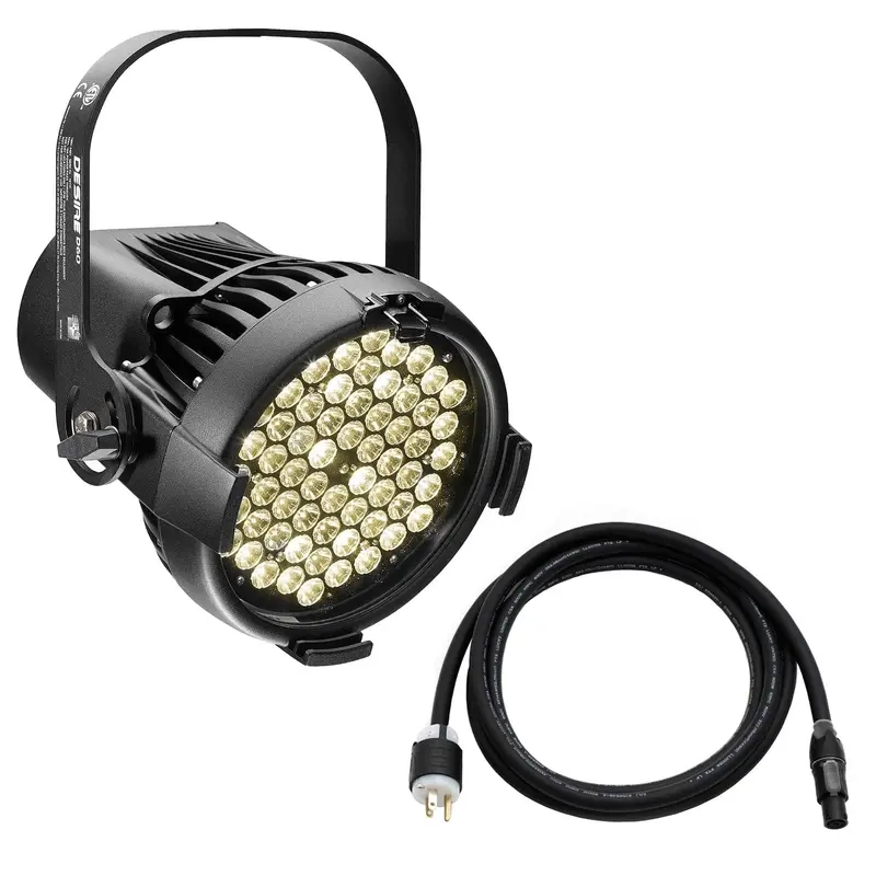 ETC Selador Desire D60 Studio HD LED Par with Edison Plug - Black