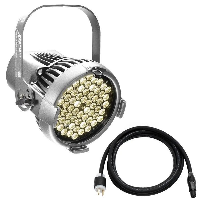 ETC Selador Desire D60 Studio HD LED Par with Edison Plug - Silver