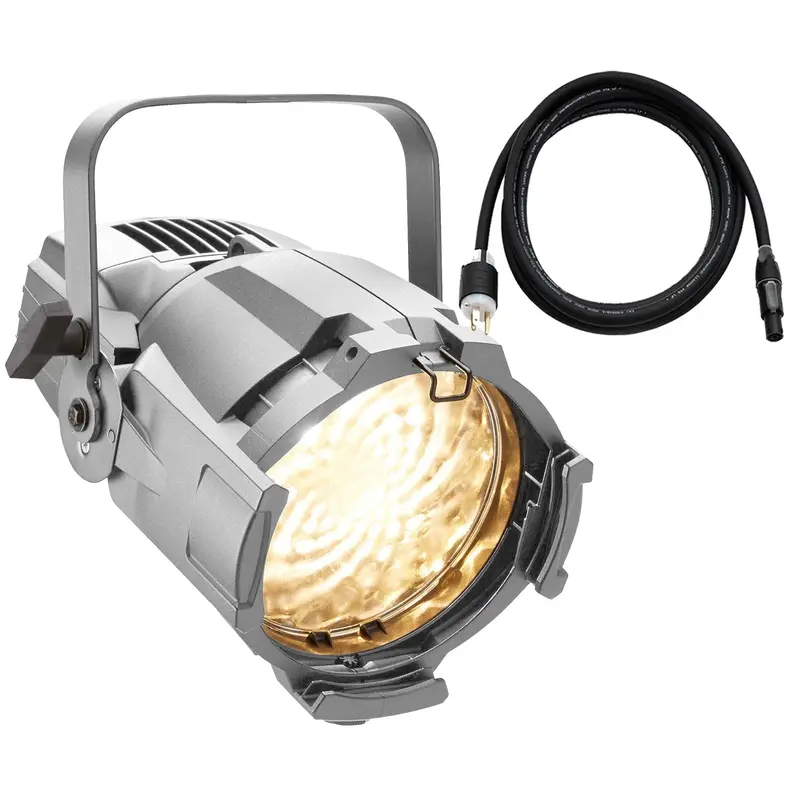 ETC Source 4WRD PARNel Fixture Body with Edison Plug - Silver