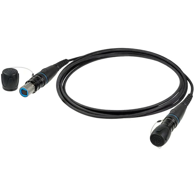Neutrik NKO4M-A-0-0200FT Opticalcon Quad OM3 Multimode Tactical Fiber 200-Foot Cable