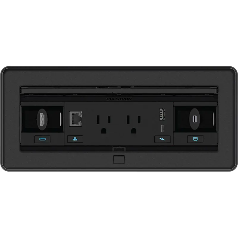 Crestron FT2-1200-ELEC-B Fliptop FT2 Series 1200 Size Black Cable Management System