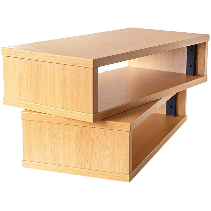 Penn Elcom R8600-250-3U 3U Beech Effect Credenza Rack - 9.84-Inch Deep