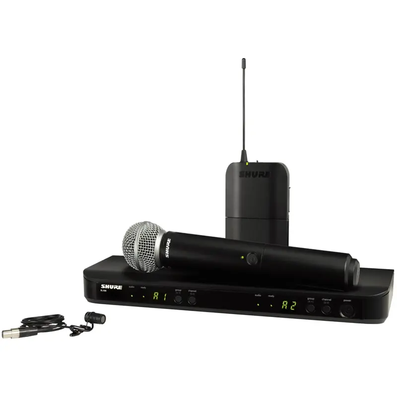 Shure BLX1288 Wireless Combo System with SM58 Handheld and WL185 Lavalier - H9 Band