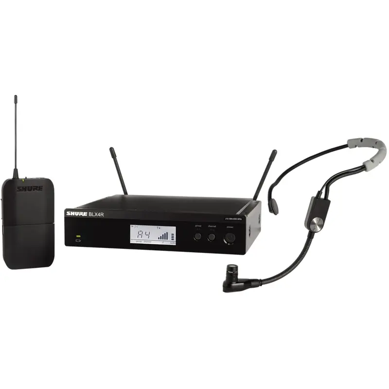 Shure BLX14R Wireless Rack-mount Headset System with SM35 Headset Microphone - H11 Band