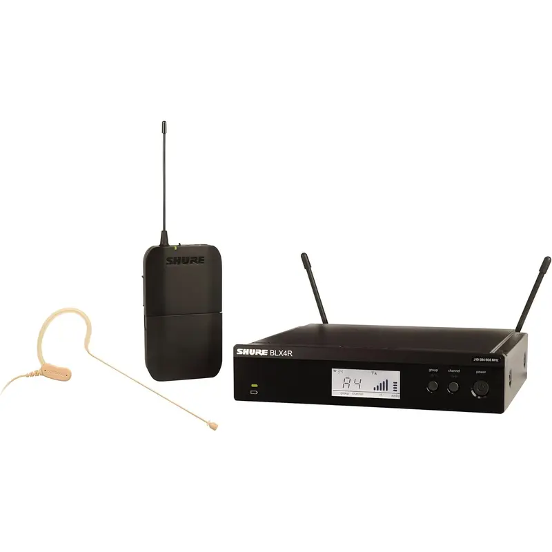 Shure BLX14R Wireless Rack-mount Presenter System with MX153 Earset Microphone - J11 Band