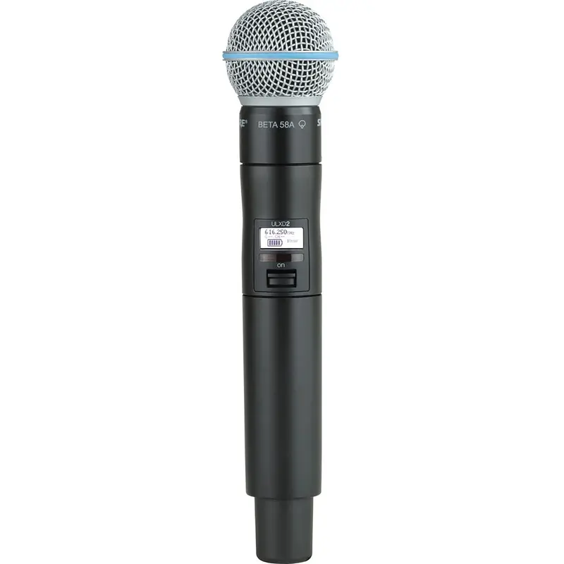 Shure ULXD2/B58 Digital Handheld Transmitter with Beta 58A Capsule - H50 Band